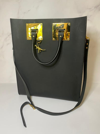 Black Albion Leather Tote